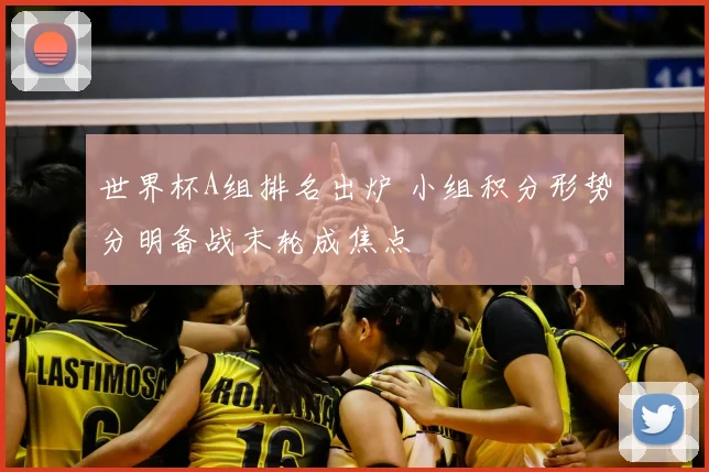 世界杯A组排名出炉 小组积分形势分明备战末轮成焦点